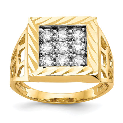 IB Goodman Mens CZ Ring - WBC