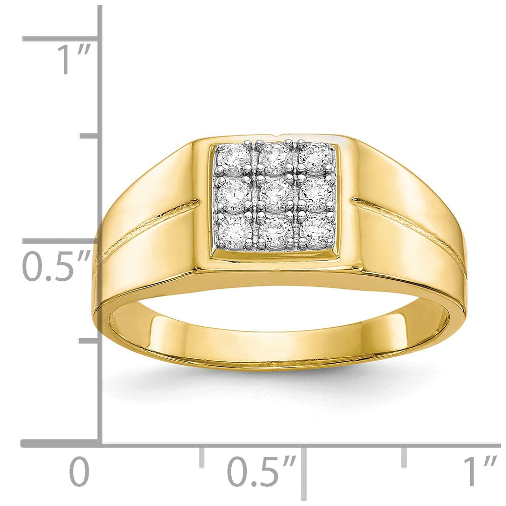 IB Goodman Mens CZ Ring - WBC