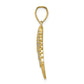 CZ Micropave Angel Wing Pendant - WBC