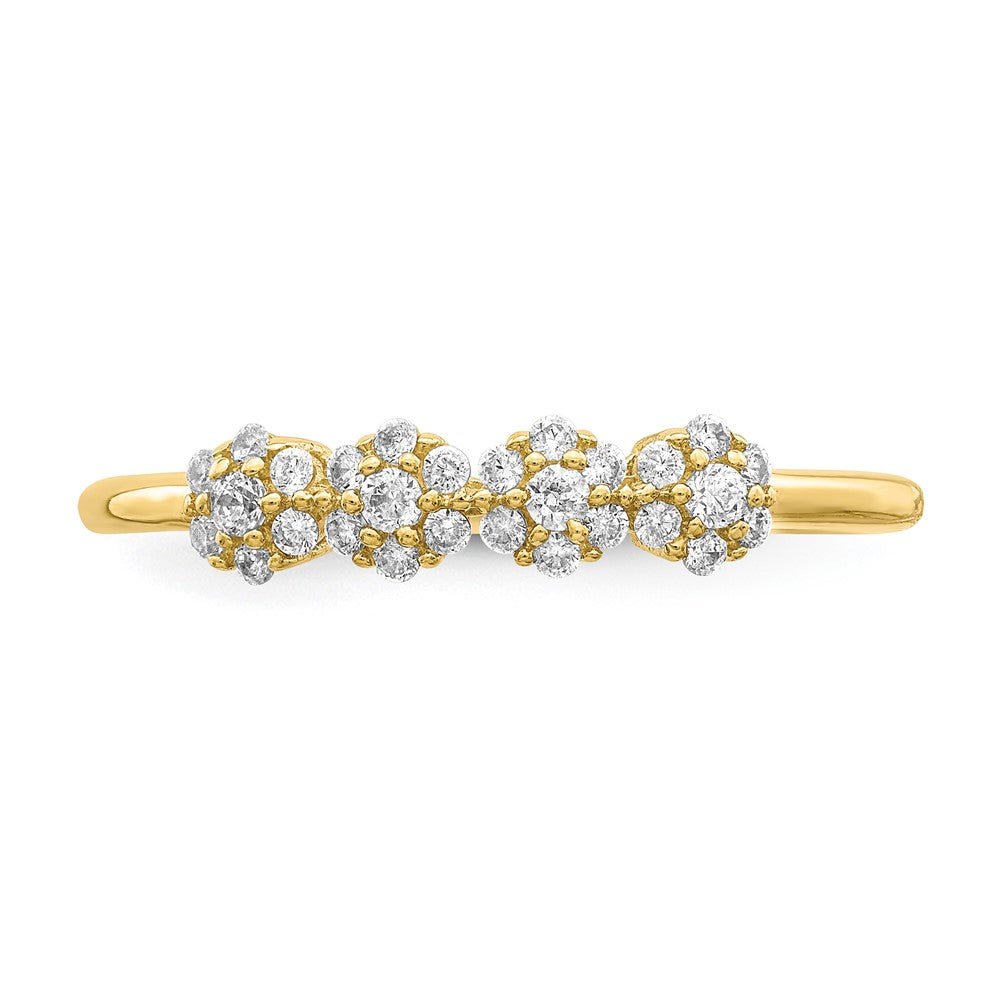 Clear CZ Stackable Ring - WBC