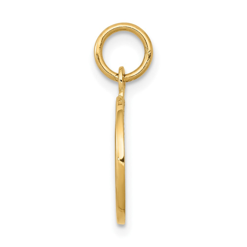 Polished Round Angel Charm - WBC