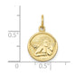 Polished Round Angel Charm - WBC