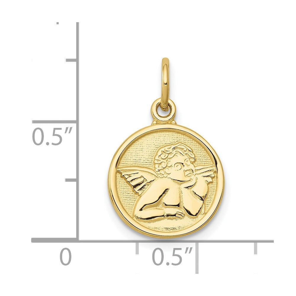 Polished Round Angel Charm - WBC