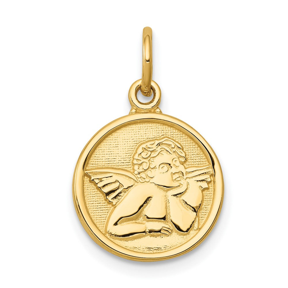 Polished Round Angel Charm - WBC