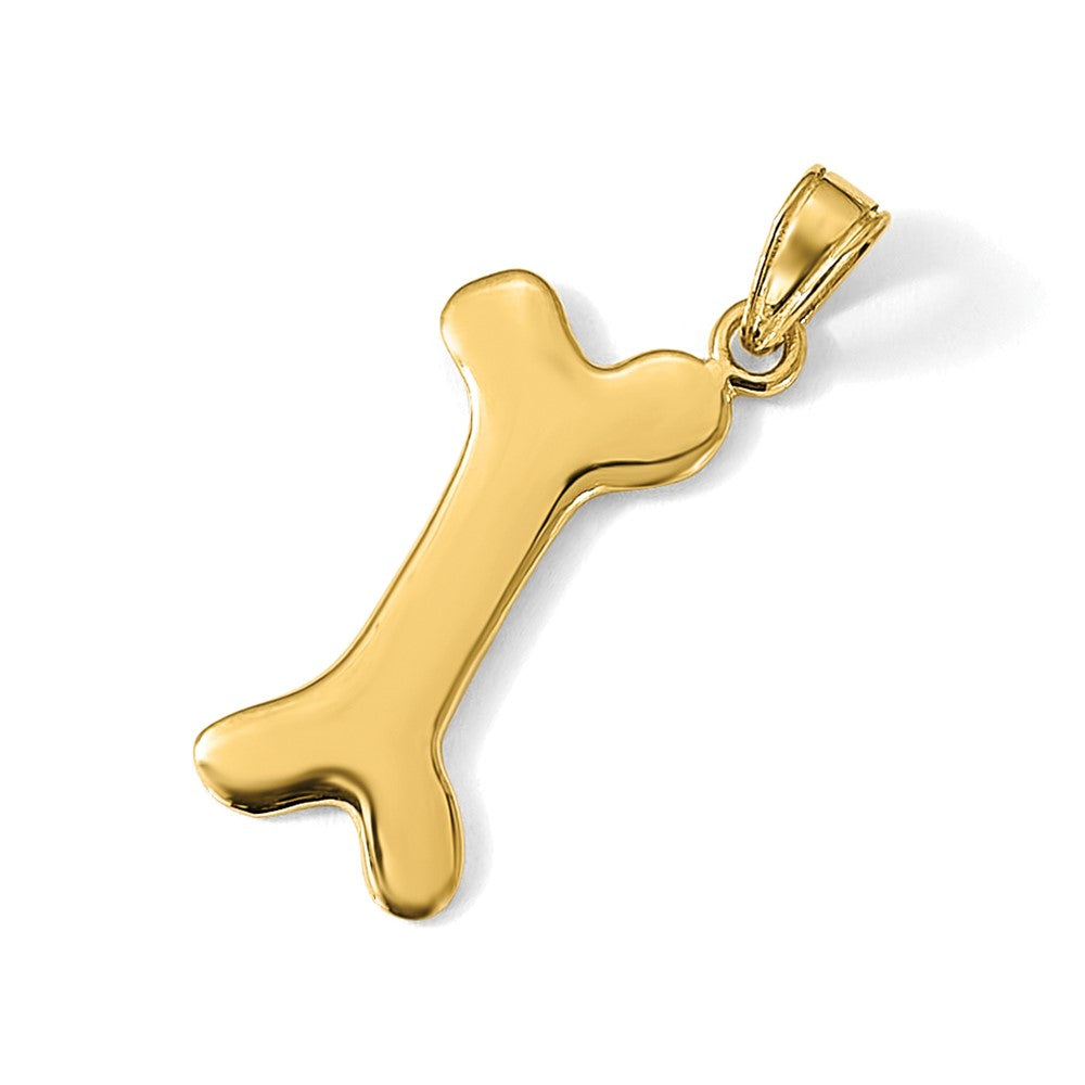 3-D Dog Bone Pendant - WBC