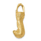 Hollow Polished 3-D Boxing Glove Pendant - WBC
