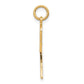 Solid Flat-Backed Ankh/Egyptian Cross Pendant - WBC