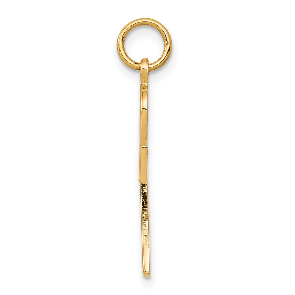 Solid Flat-Backed Ankh/Egyptian Cross Pendant - WBC