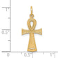 Solid Flat-Backed Ankh/Egyptian Cross Pendant - WBC
