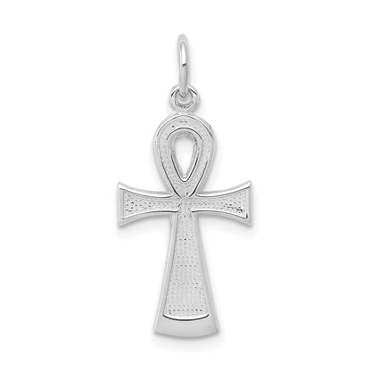 Solid Flat-Backed Ankh/Egyptian Cross Pendant - WBC