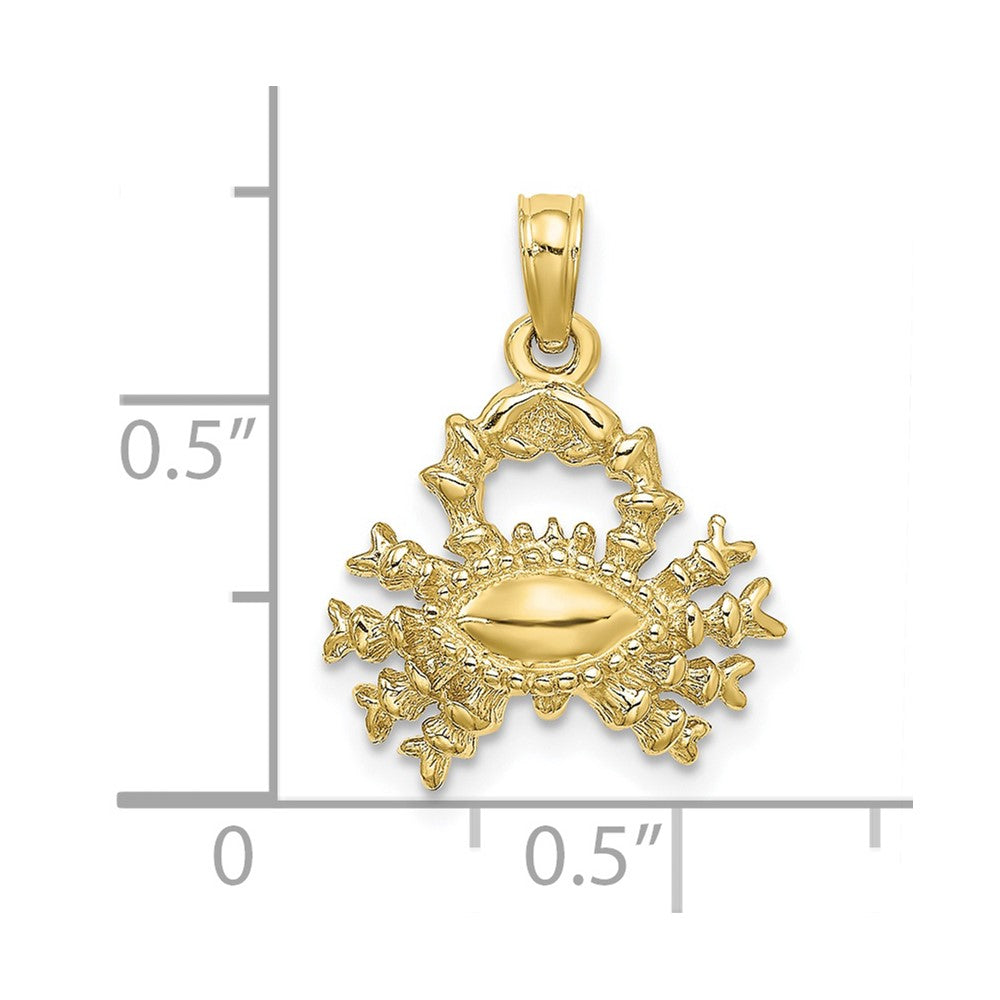 3-D Cancer Zodiac Pendant - WBC
