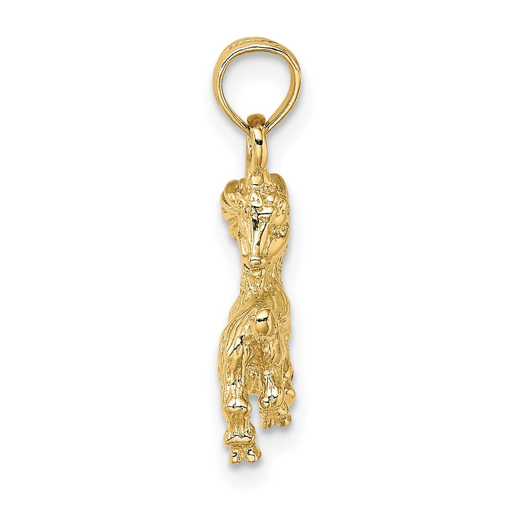 3-D Capricorn Zodiac Pendant - WBC