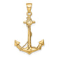 3-D Anchor with Rope Pendant - WBC