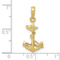 3-D Anchor with Rope Pendant - WBC