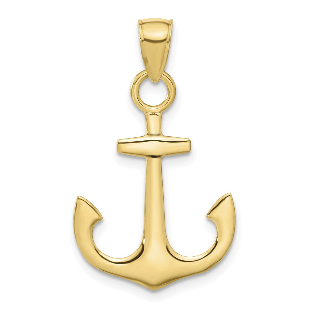 3-D Anchor Pendant - WBC