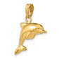 3-D Dolphin Pendant - WBC