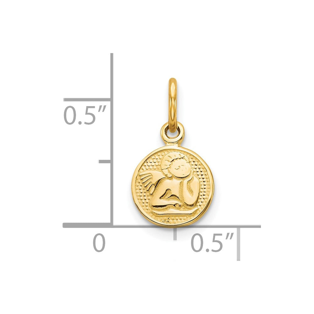 Small Round Angel Charm - WBC