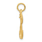Diamond-cut Anchor Charm - WBC