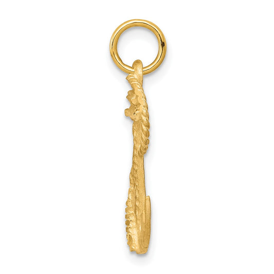 Diamond-cut Anchor Charm - WBC
