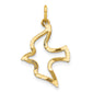 Polished Cut-out Dove Charm - WBC