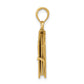 3-D Moveable Pages Bible Opens with Lords Prayer Inside Pendant - WBC