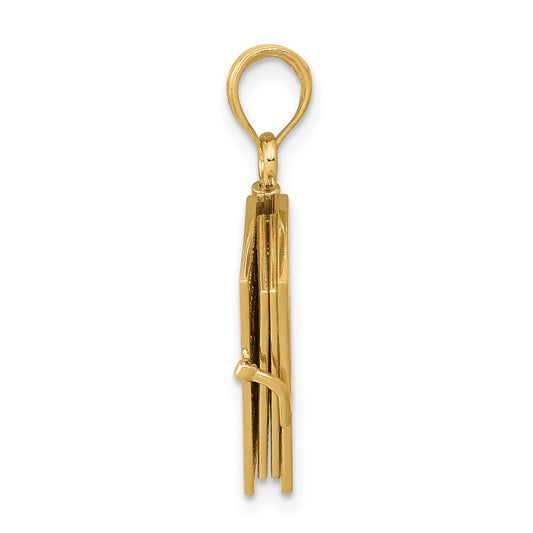 3-D Moveable Pages Bible Opens with Lords Prayer Inside Pendant - WBC