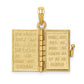 3-D Moveable Pages Bible Opens with Lords Prayer Inside Pendant - WBC