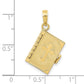 3-D Moveable Pages Bible Opens with Lords Prayer Inside Pendant - WBC