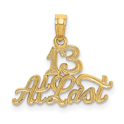13 AT LAST Pendant - WBC