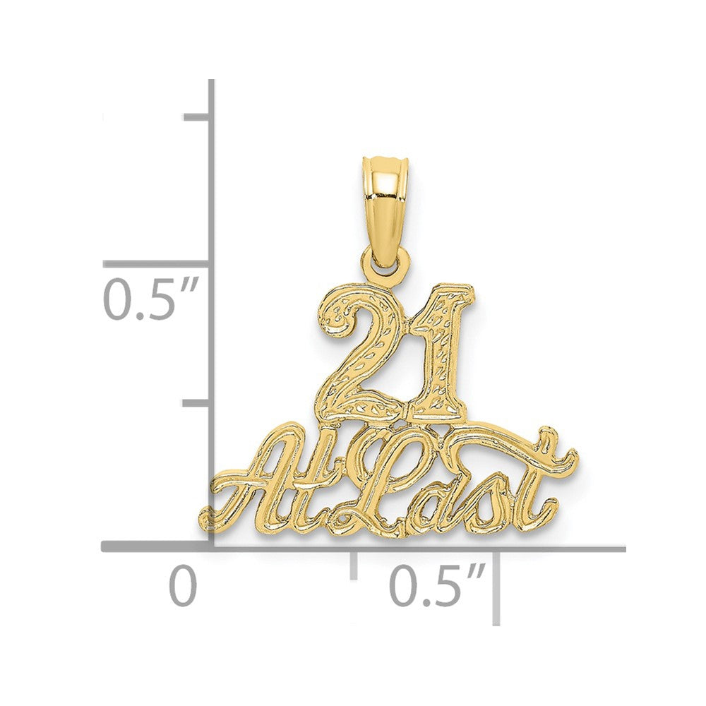 21 AT LAST Pendant - WBC