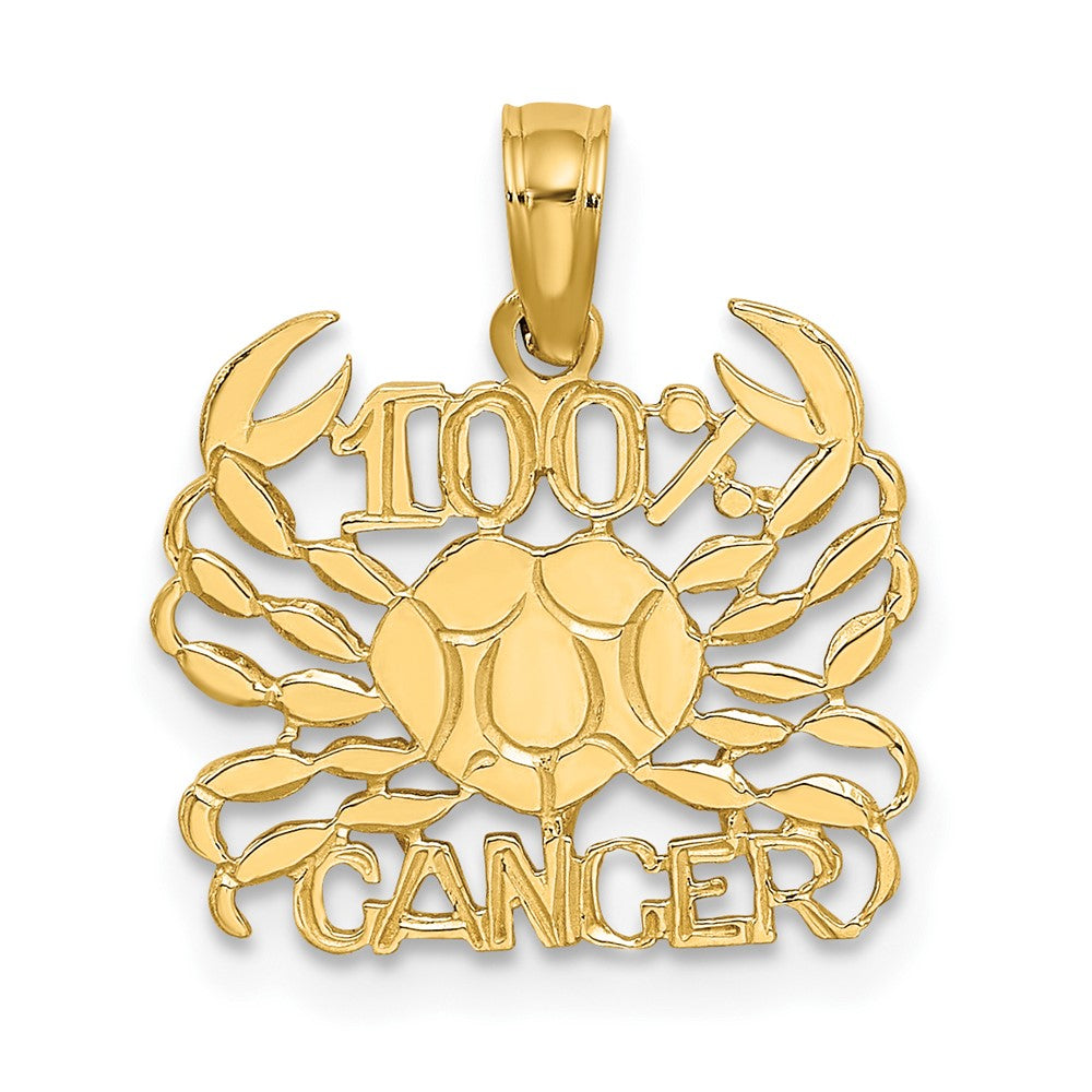 100% CANCER Zodiac Charm - WBC