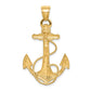 Large 2-D Anchor with Rope Pendant - WBC