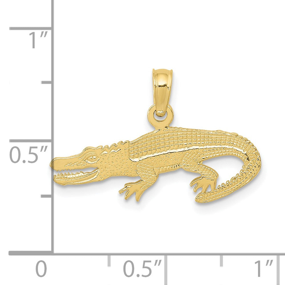 Textured Alligator Pendant - WBC