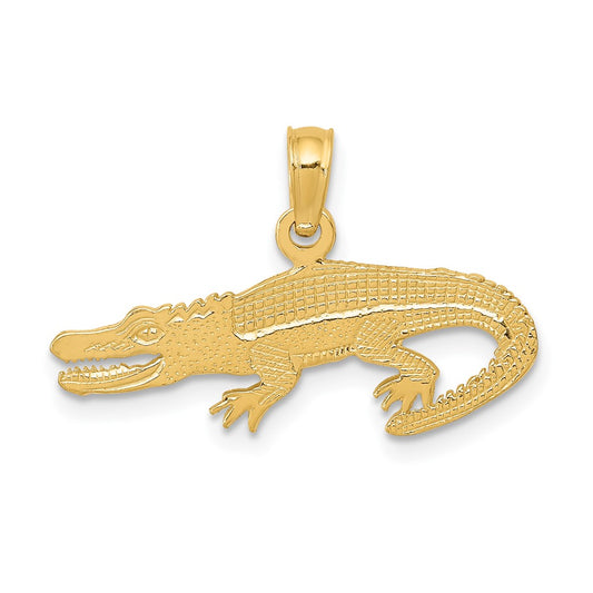 Textured Alligator Pendant - WBC