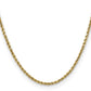 Semi-solid D/C Rope Chain - WBC