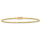 Ultra D/C Lightweight Rope Chain Anklet - WBC