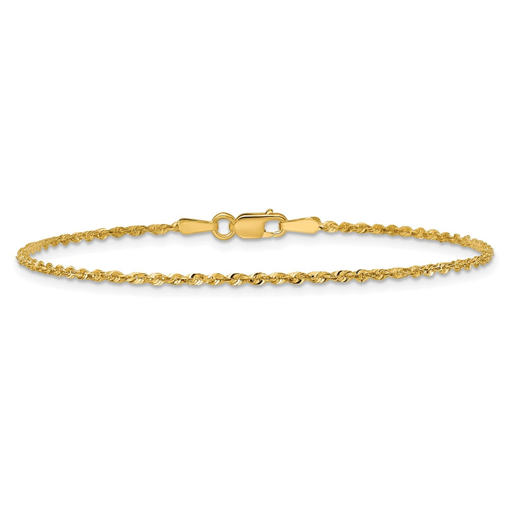 Ultra D/C Lightweight Rope Chain Anklet - WBC