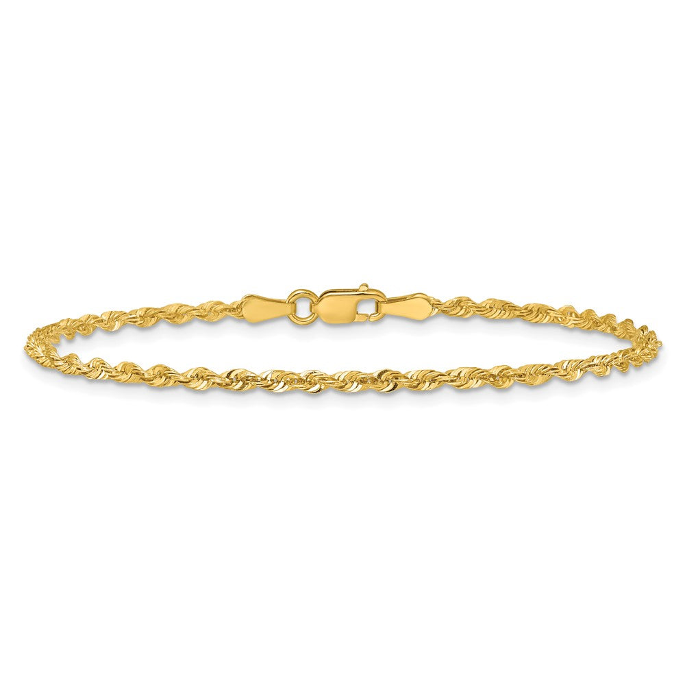 Ultra D/C Lightweight Rope Chain Anklet - WBC