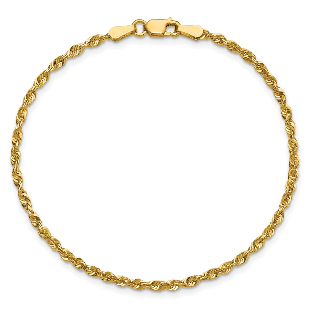 Ultra D/C Lightweight Rope Chain Anklet - WBC