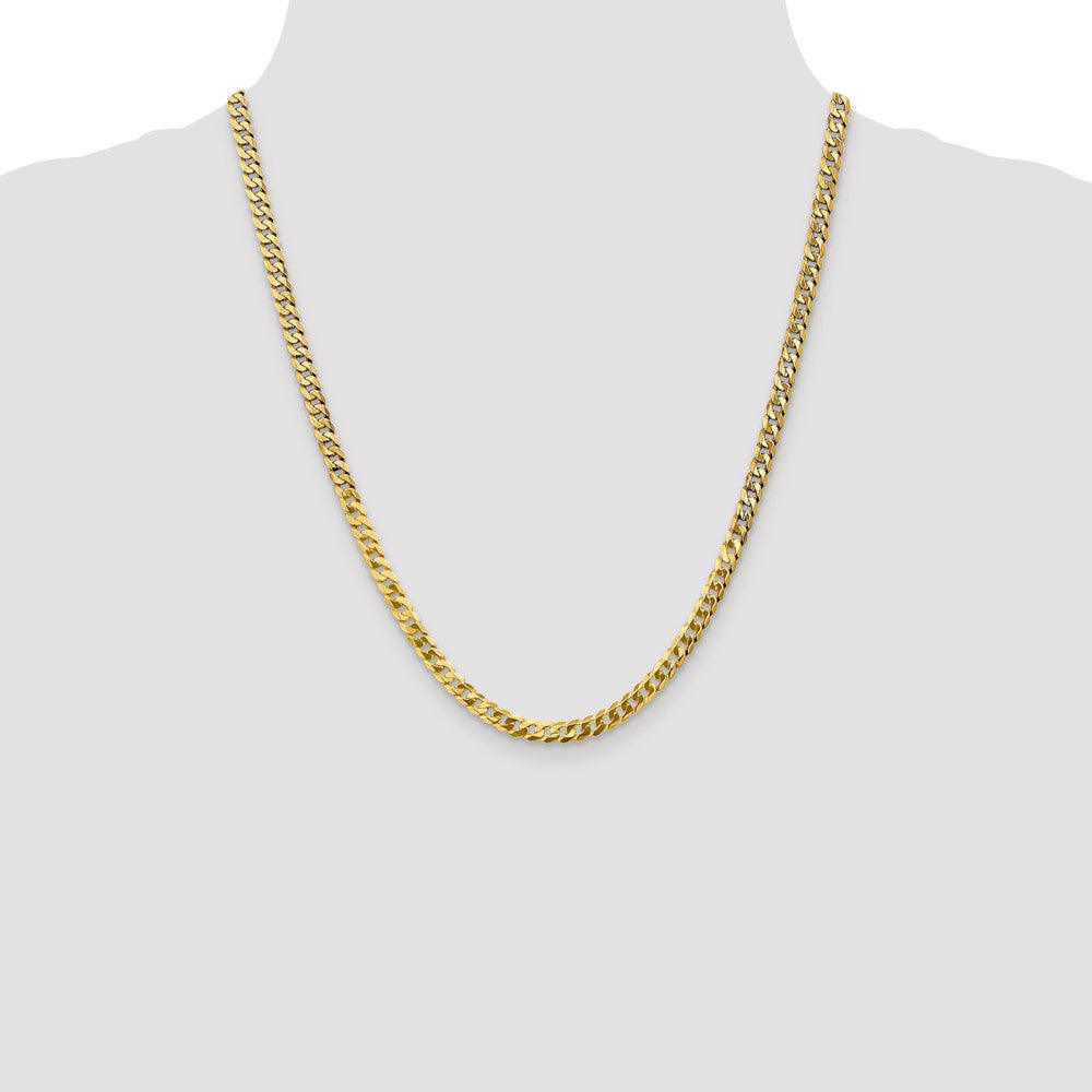 Flat Beveled Curb Chain - WBC