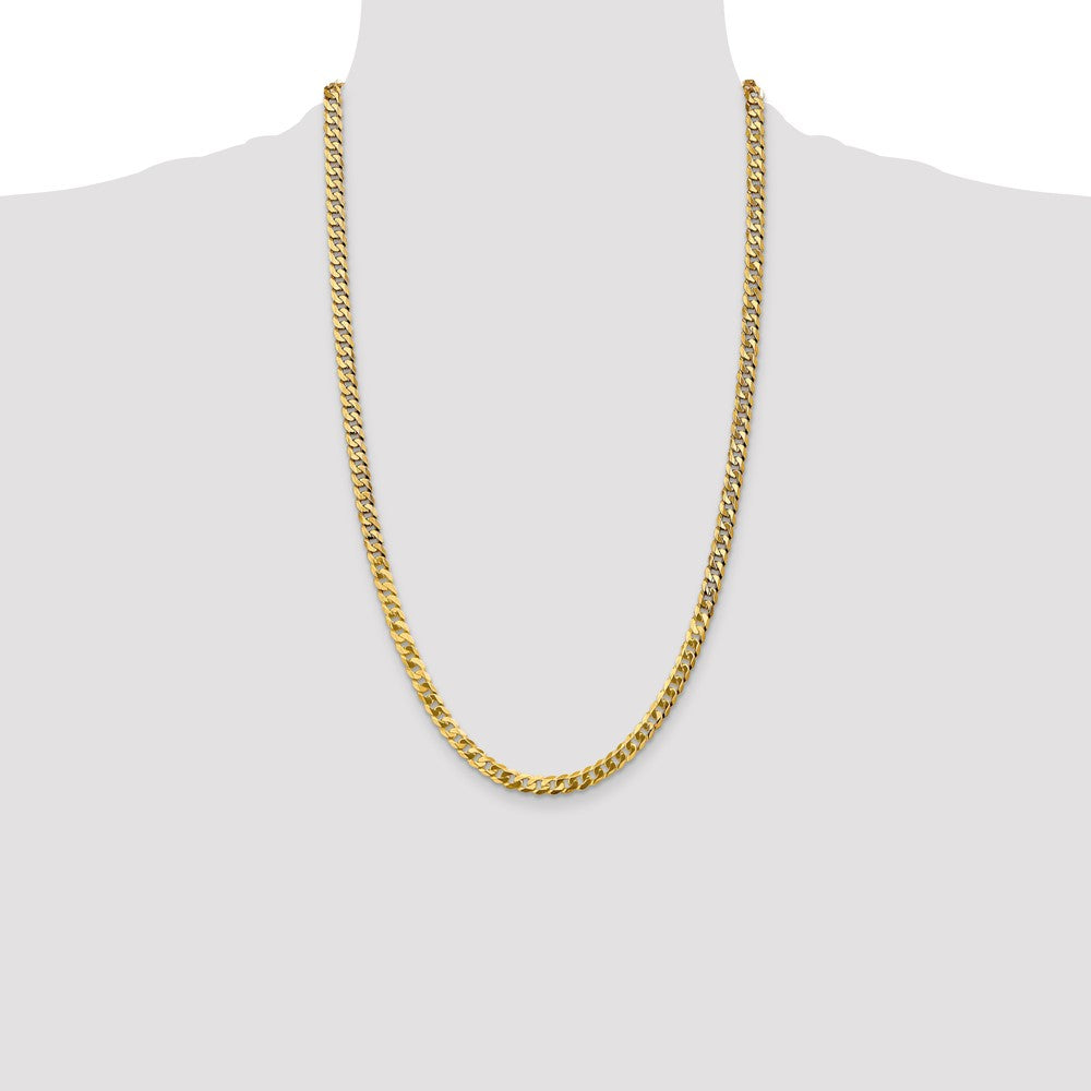 Flat Beveled Curb Chain - WBC