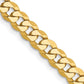 Flat Beveled Curb Chain - WBC