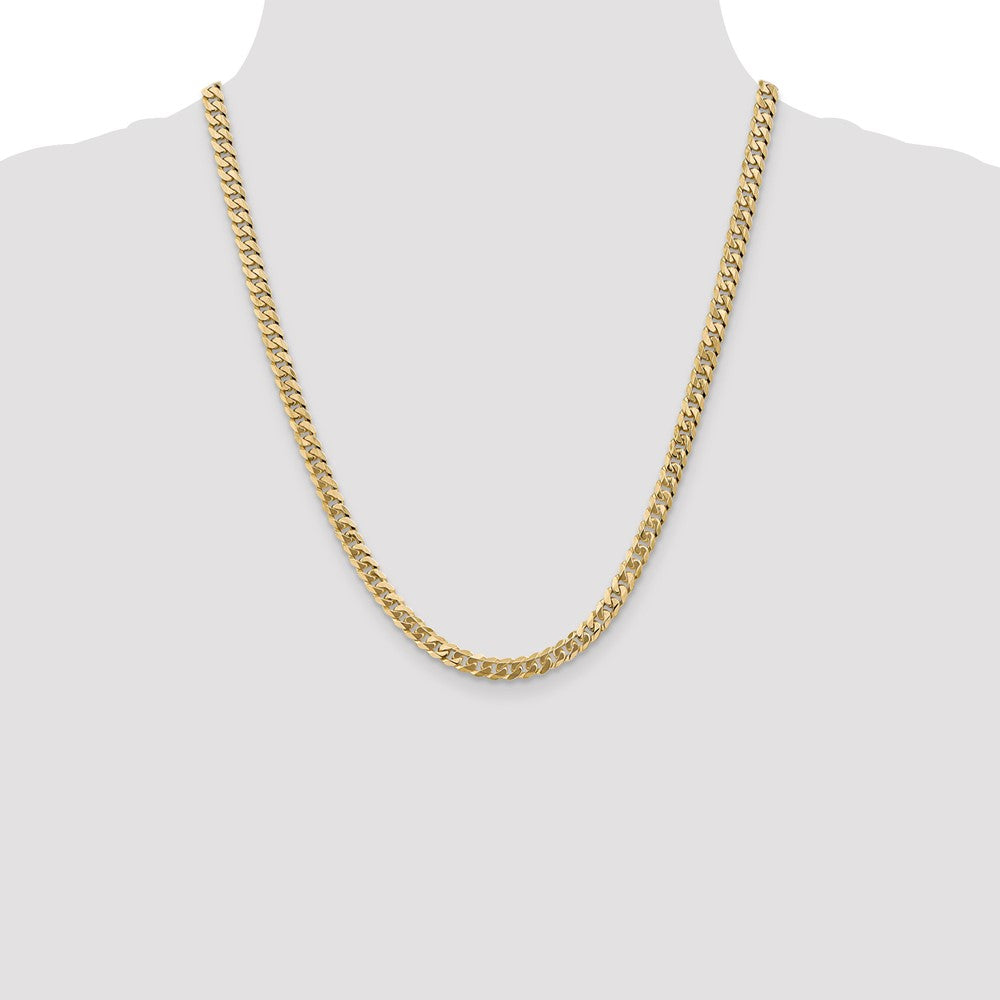 Flat Beveled Curb Chain - WBC