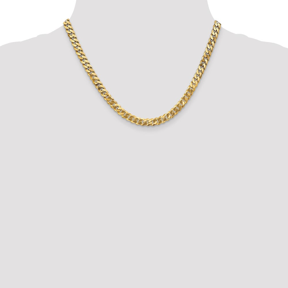 Flat Beveled Curb Chain - WBC
