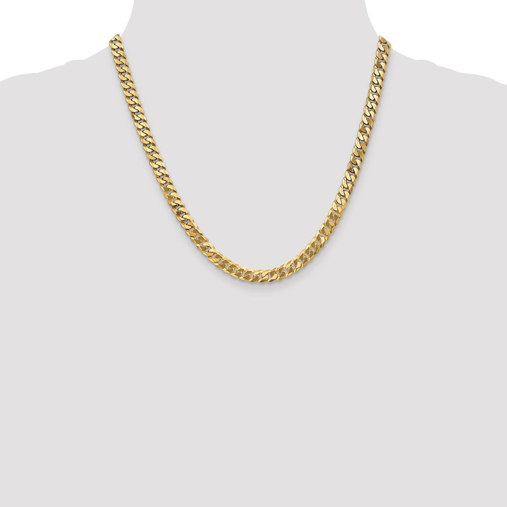 Flat Beveled Curb Chain - WBC