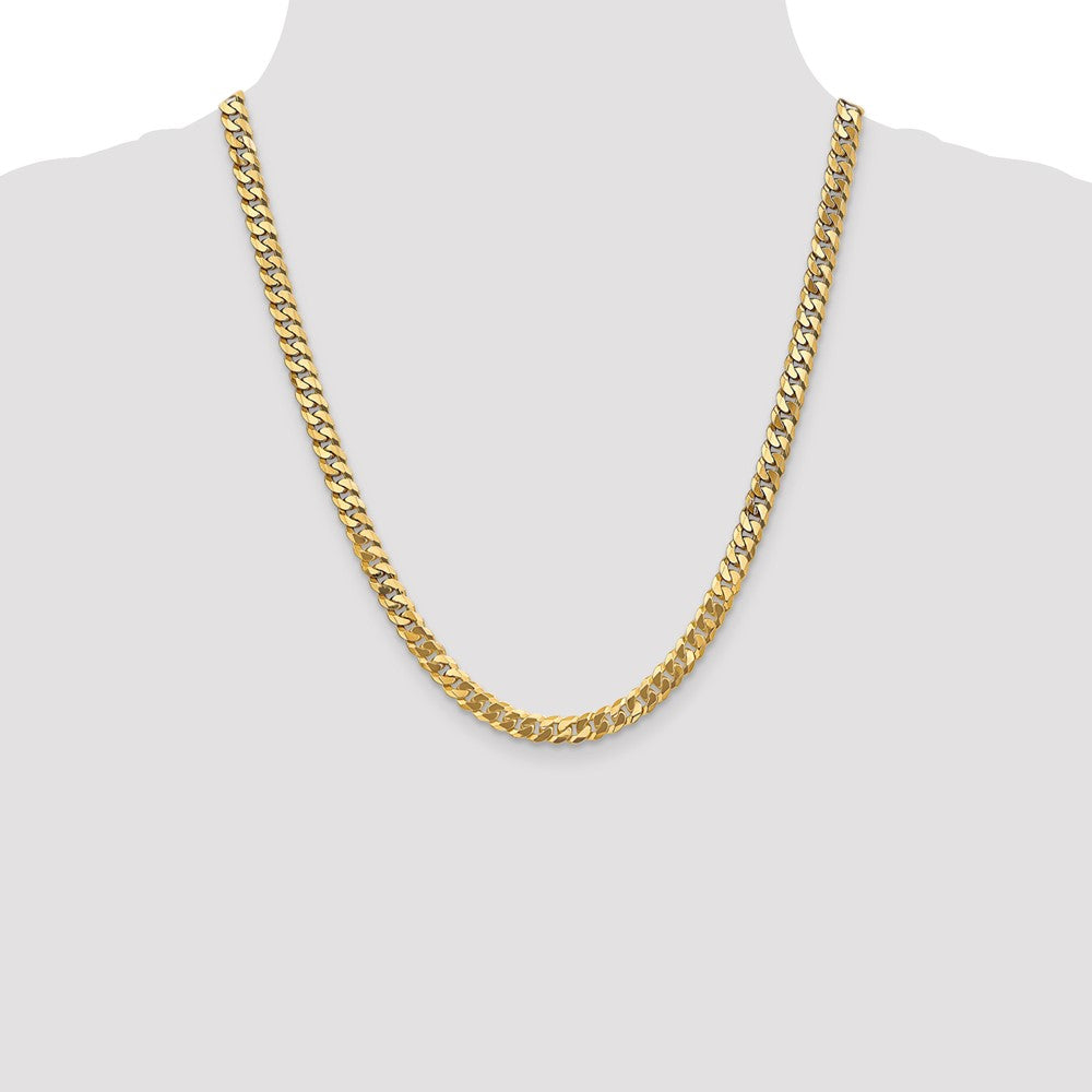 Flat Beveled Curb Chain - WBC