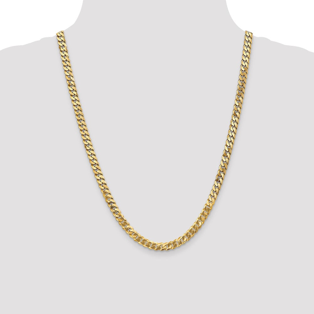 Flat Beveled Curb Chain - WBC