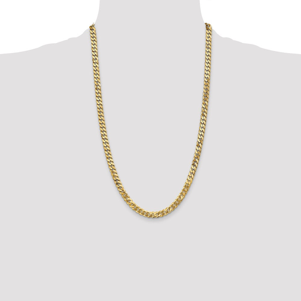 Flat Beveled Curb Chain - WBC