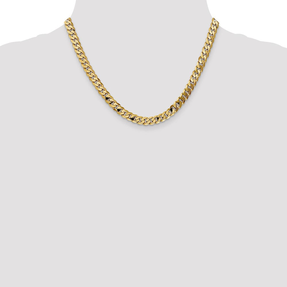 Flat Beveled Curb Chain - WBC