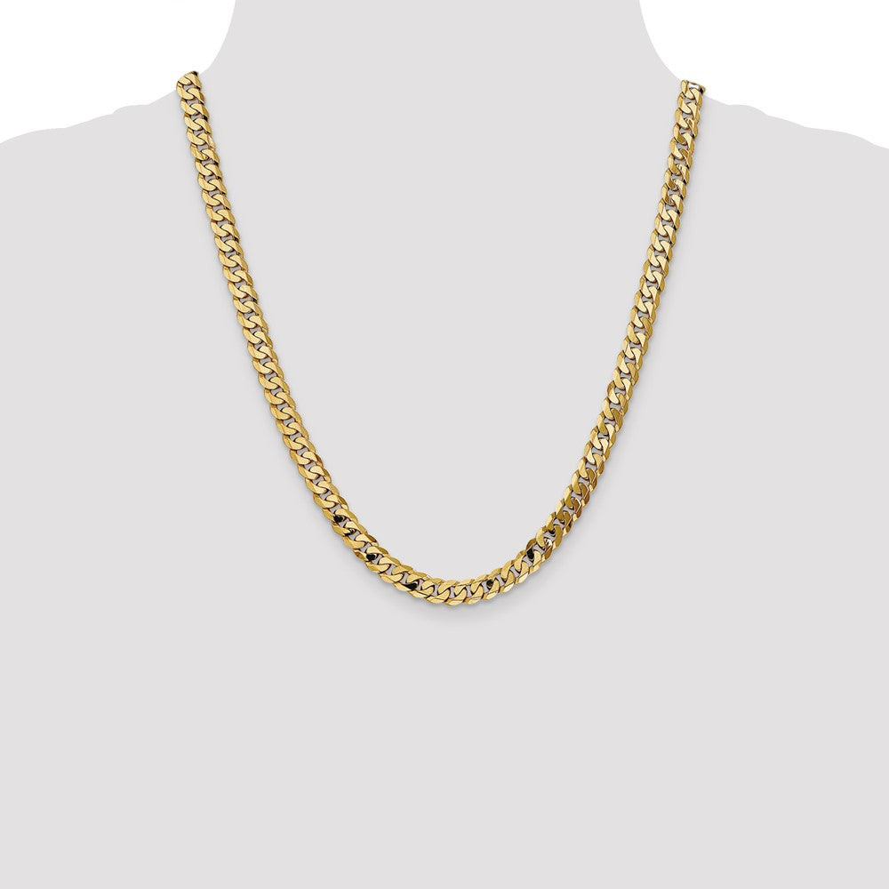 Flat Beveled Curb Chain - WBC